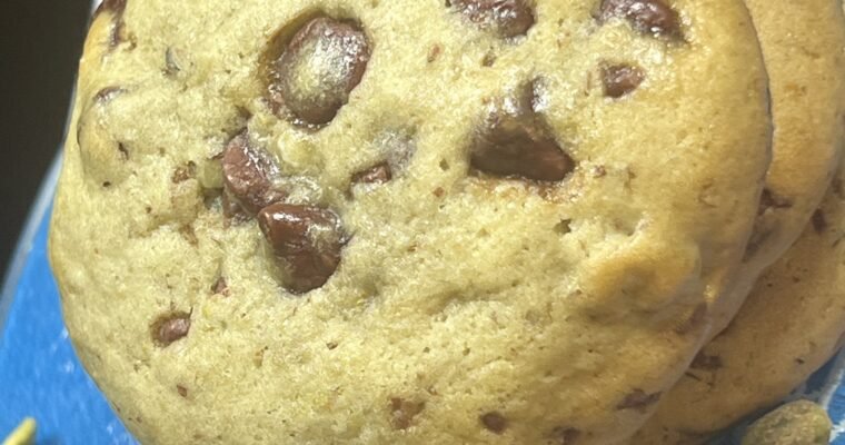 Award-Winning Pistachio Chocolate Chip Cookies!