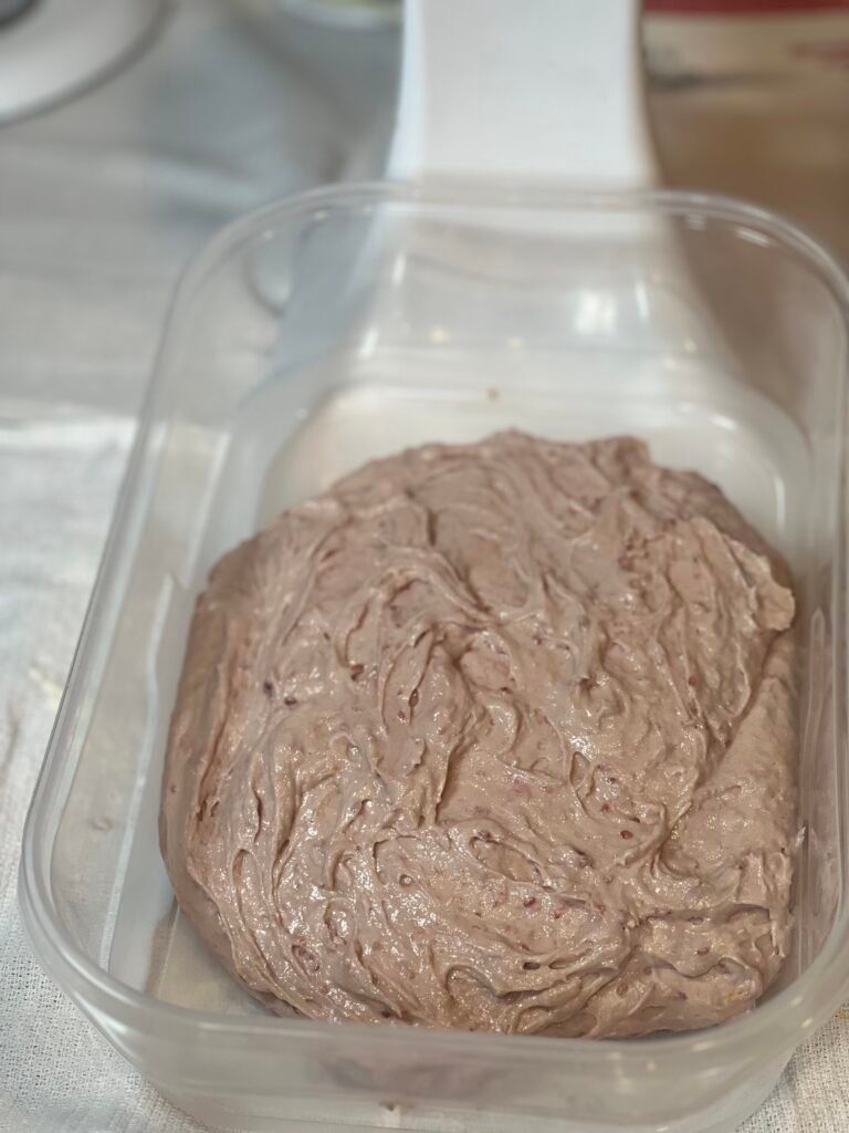 Sticky Cookie Dough In a Bowl